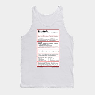 Comic Facts and Warnings Tank Top